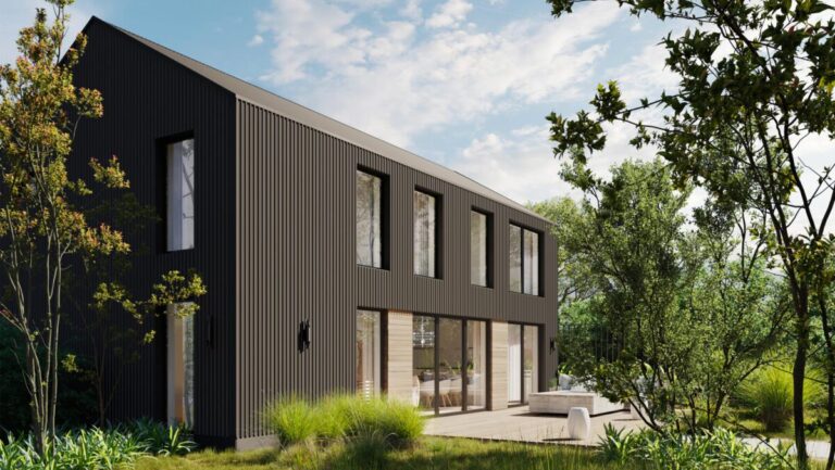 Železný dům s ocelovou konstrukcí